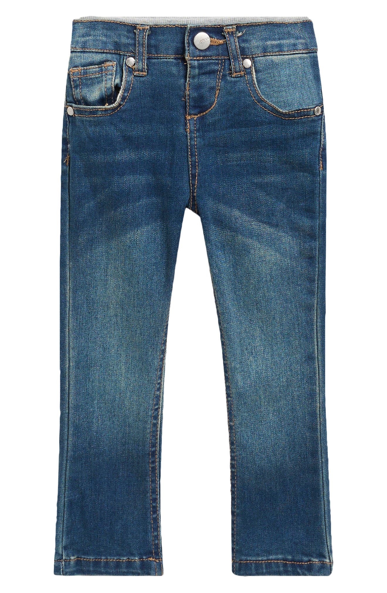Rebel Pull-On Straight Leg Jeans