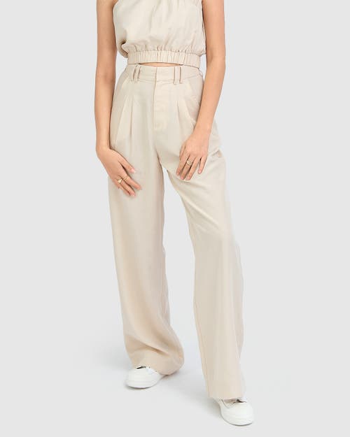 Belle & Bloom State Of Play Wide Leg Pant - Sand