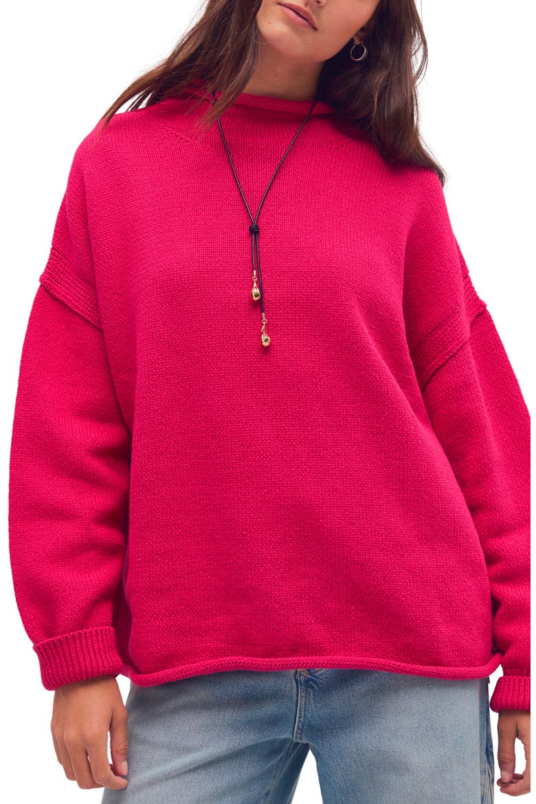 Torres Turtleneck Sweater, Main, color, SUGAR RUSH