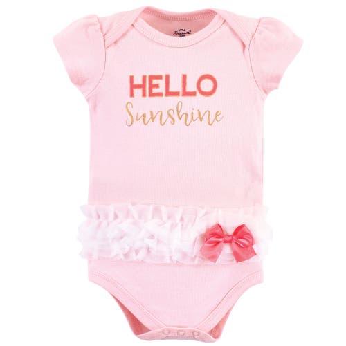 Little Treasure Cotton Single-piece Clothing In Pink