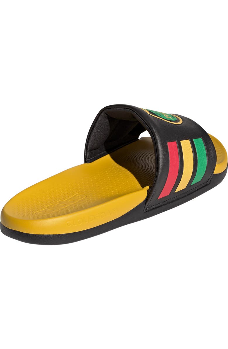 adidas Gender Inclusive Adilette Comfort 2.0 Jamacia Slide Sandal, Alternate, color,