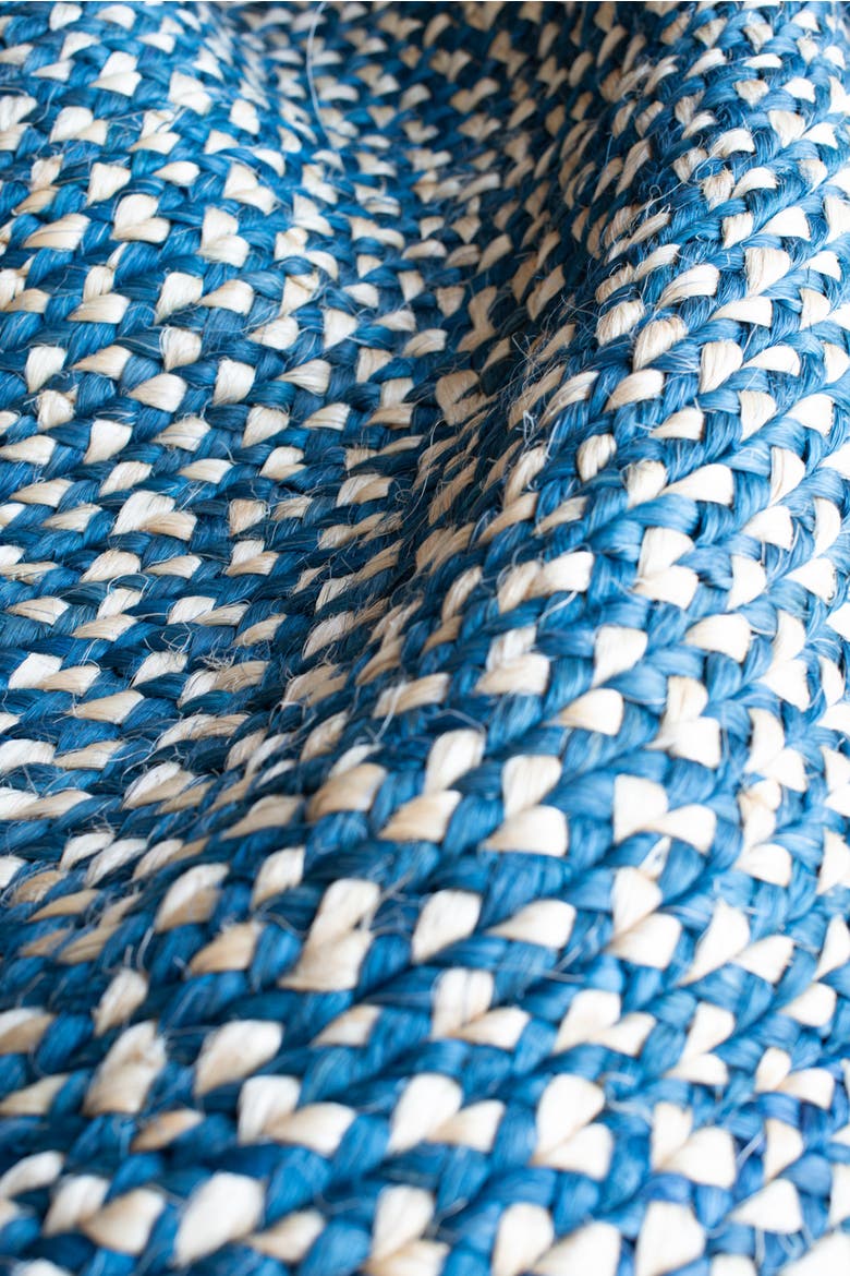 Braid Rug Large, Alternate, color, Marine Blue