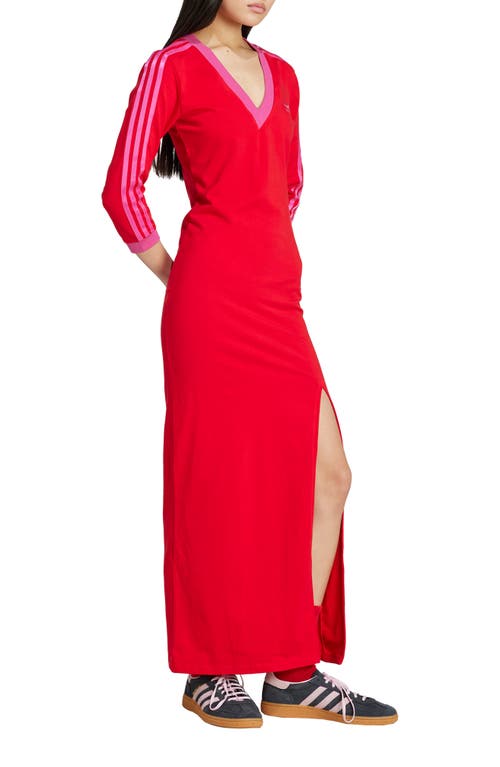 Adidas Originals Adidas Adicolor Classics 3-stripes Maxi Dress In Multi
