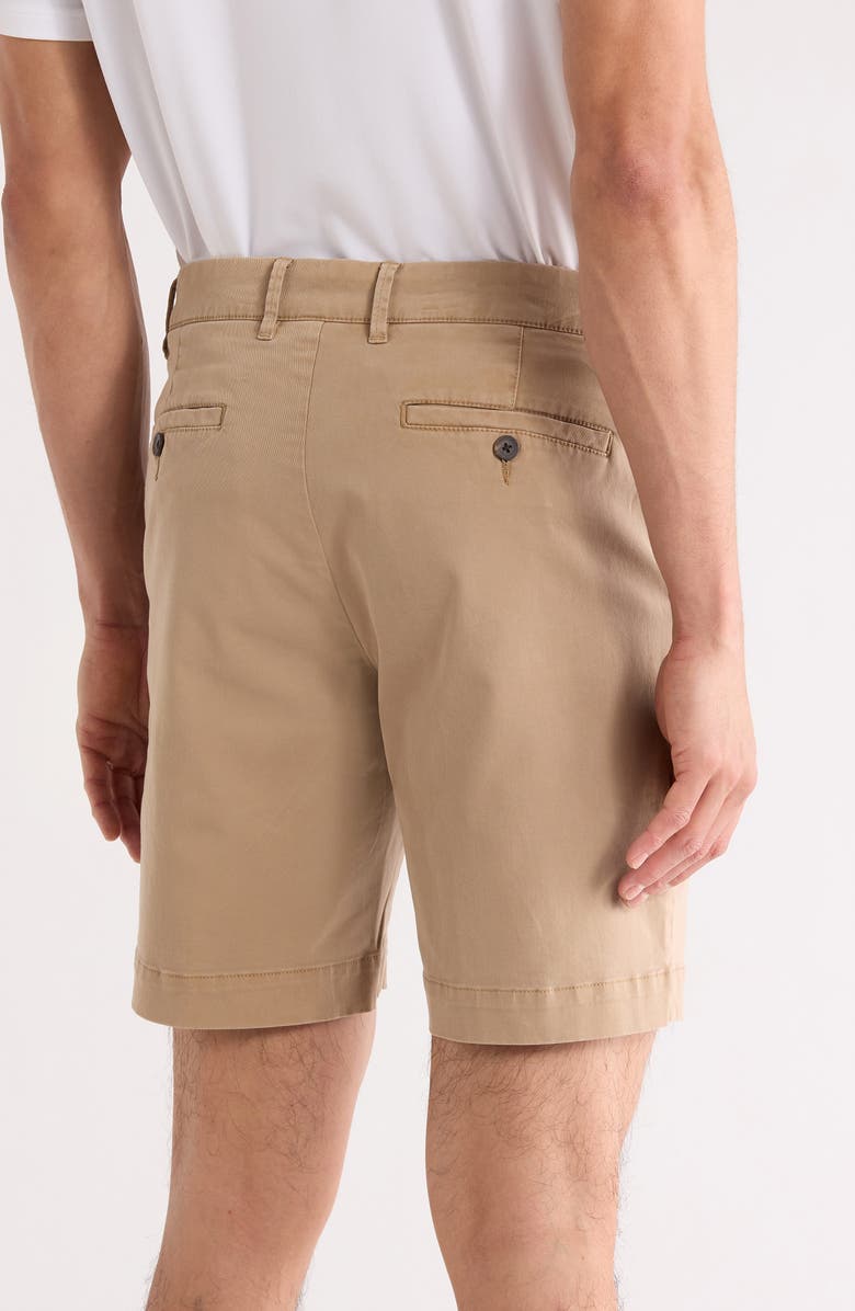 Vintage 1946 Garment Dyed Flat Front Shorts, Alternate, color, Khaki