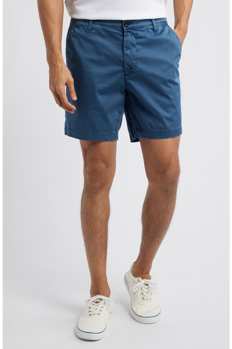 Cipher 7-Inch Chino Shorts, Main, color, SULFUR MAJESTIC BLUE