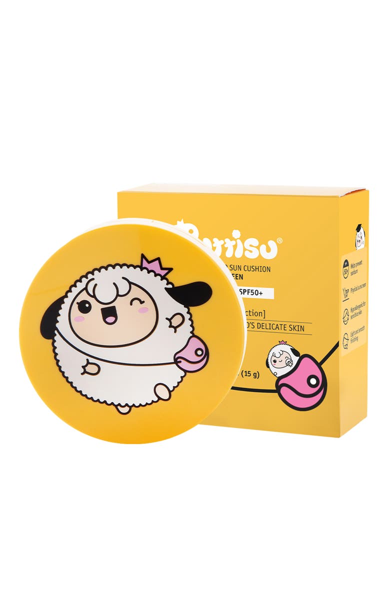 Puttisu SUN CUSHION Sunscreen and REFILL Set, Alternate, color, White