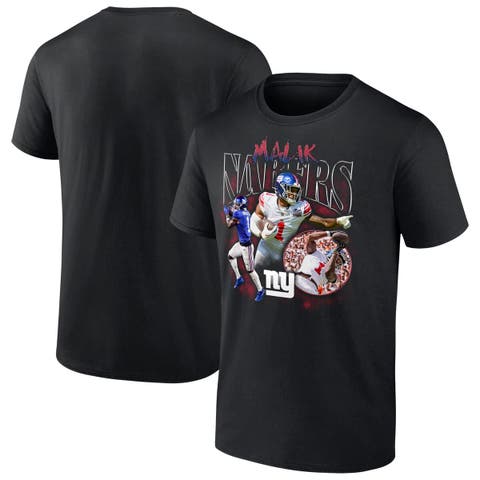 Men's Fanatics Malik Nabers Black New York Giants Notorious Player Graphic T-Shirt