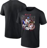 FANATICS Men's Fanatics Malik Nabers Black New York Giants Notorious Player Graphic T-Shirt
