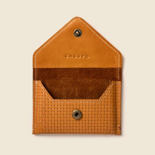 Casupo Mini Envelope Wallet With Rfid Protection In Orange