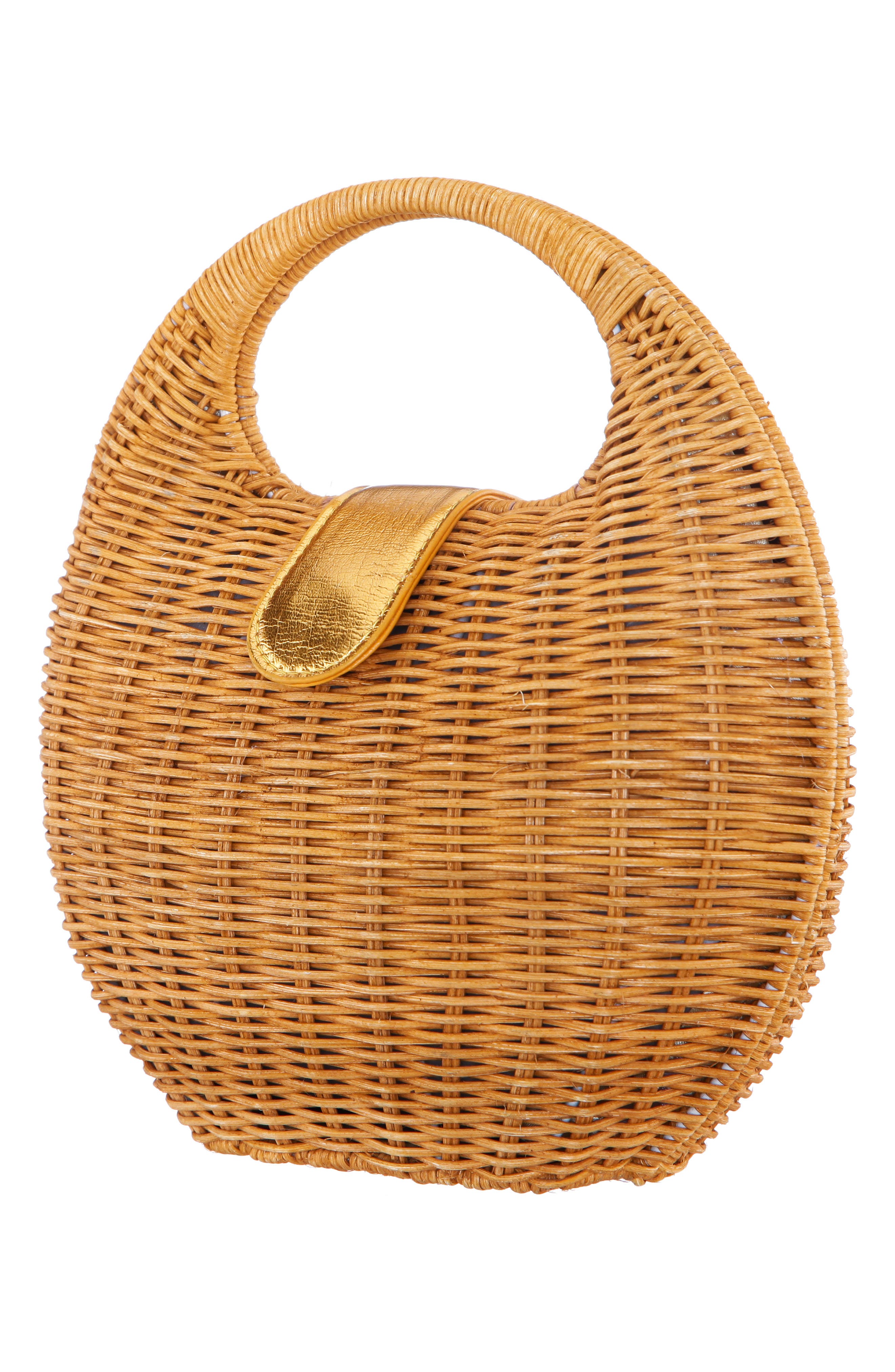 Kava Rattan Handbag, Alternate, color, DK NATURAL