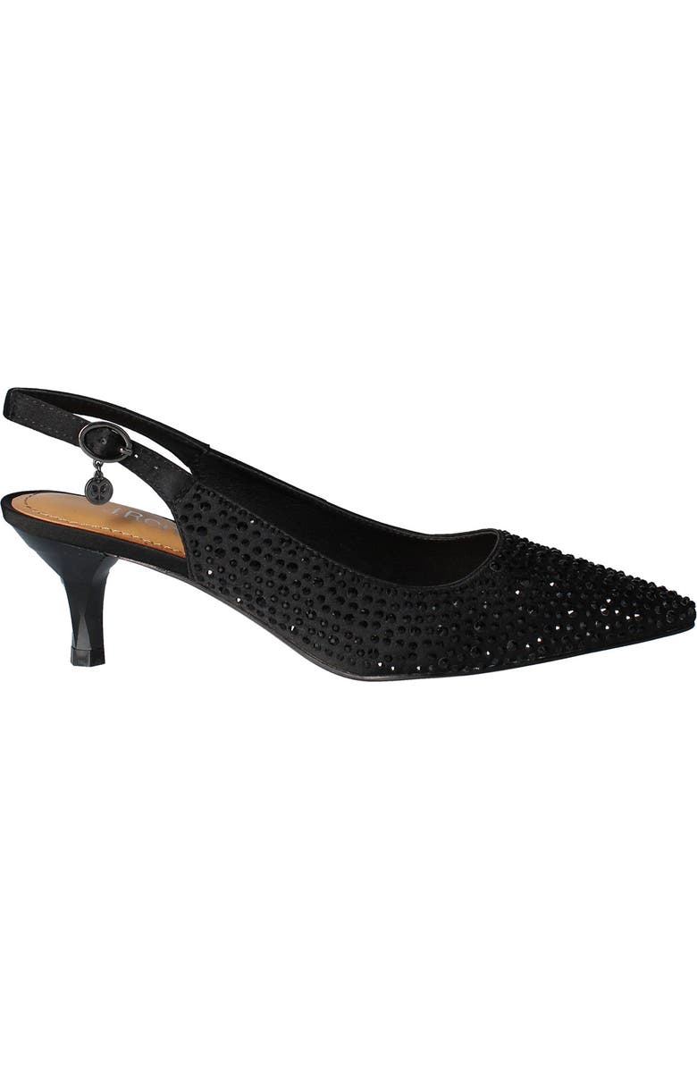 J. Reneé Ferryanne Pointed Toe Slingback Pump, Alternate, color, Black