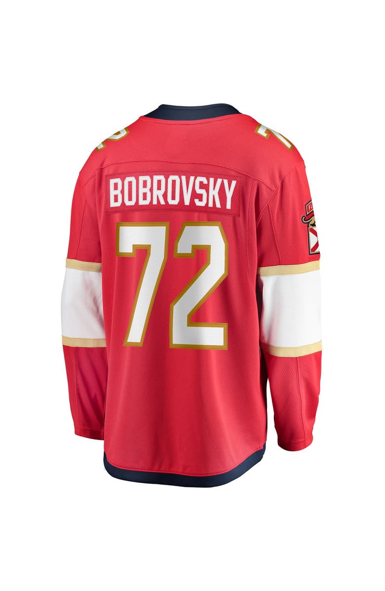 FANATICS Men's Fanatics Sergei Bobrovsky Red Florida Panthers Breakaway Player Jersey, Alternate, color, Red