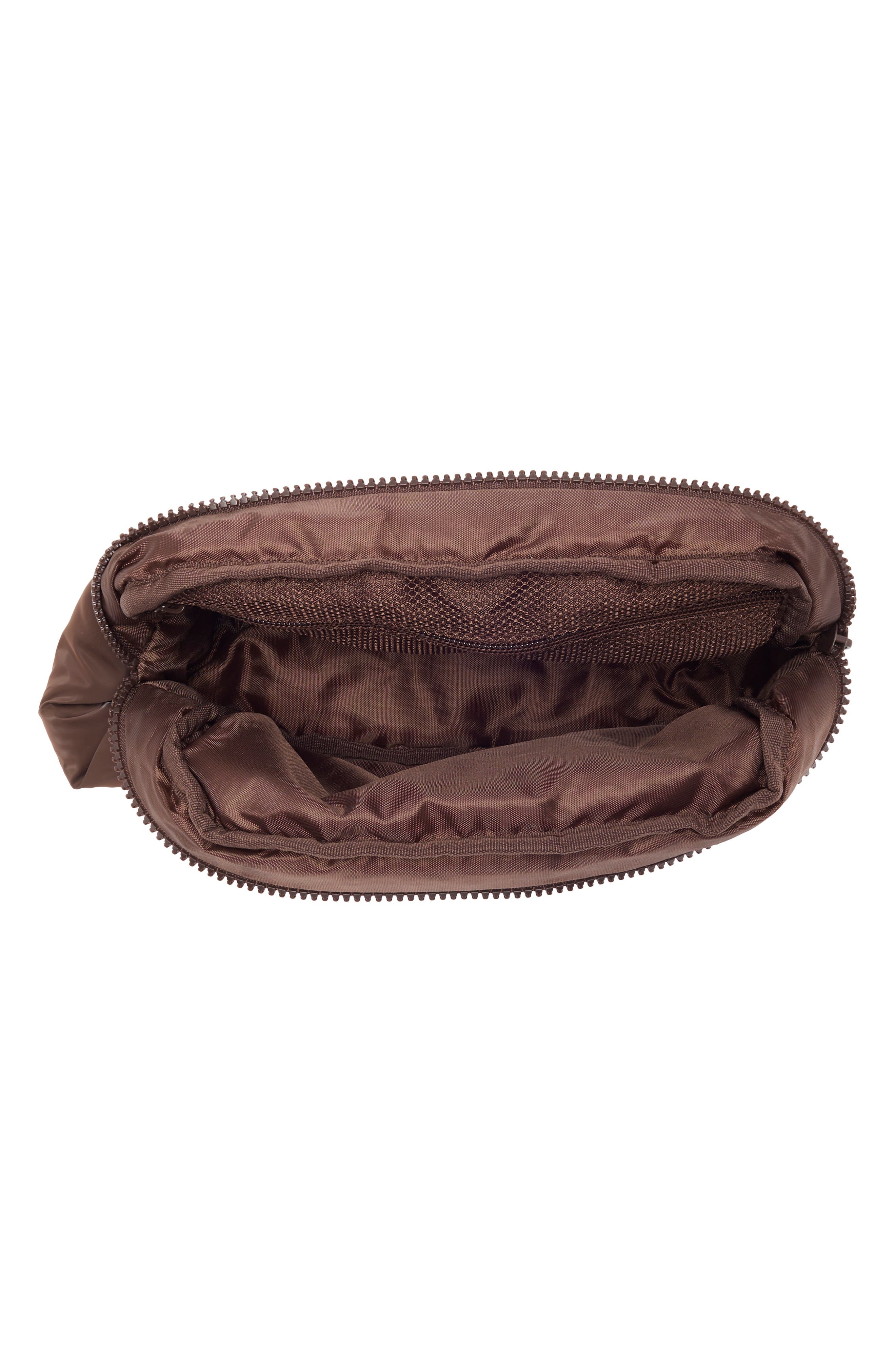Ellie Cosmetic Pouch, Alternate, color, CHOCOLATE