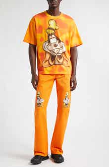 STOCKHOLM SURFBOARD CLUB x Disney Goofy Airbrush Organic Cotton Graphic T-Shirt