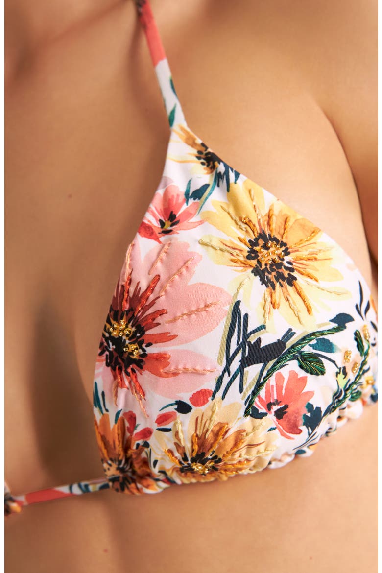 Triangle Bikini Top, Alternate, color, MULTI