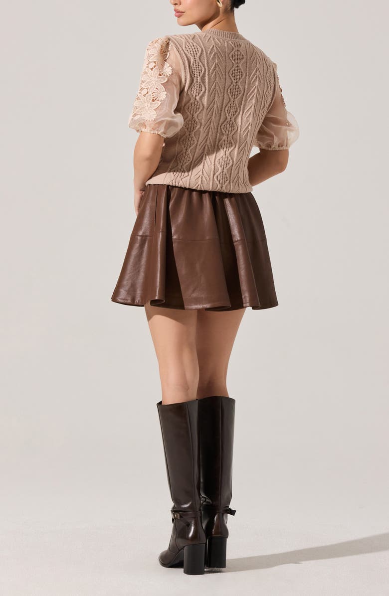 ASTR the Label Elzie Mixed Media Sweater, Alternate, color,