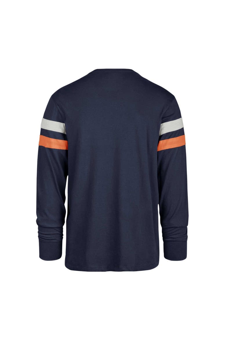 Men's '47 Navy Denver Broncos Irving Long Sleeve T-Shirt, Alternate, color, Navy