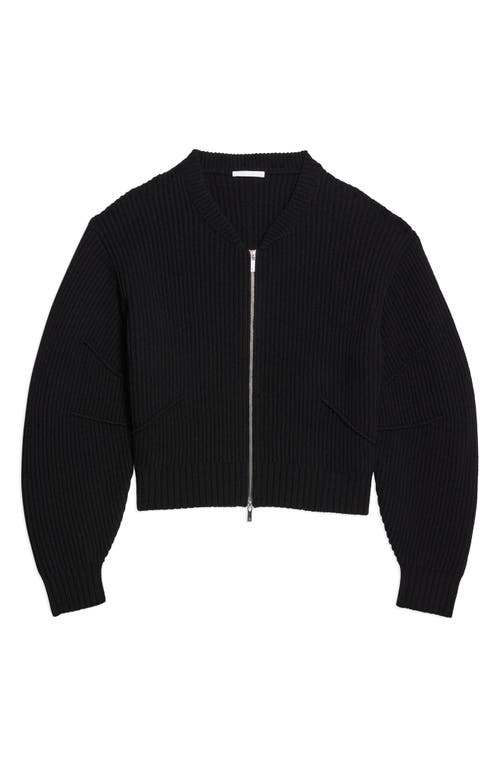 Helmut Lang Layered Bomber Jacket In Black - 001