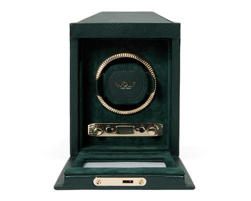 Wolf British Racing Single Watch Winder In Green