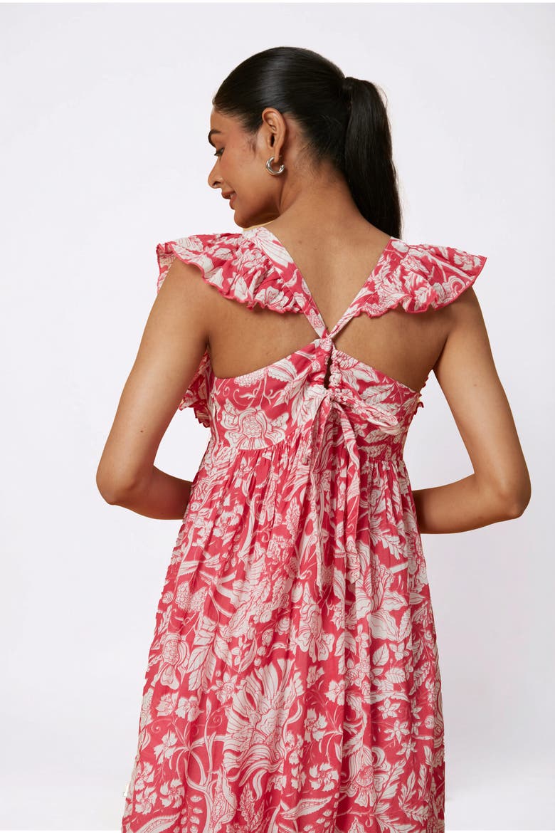 Floss Maxi Dress, Alternate, color, Magenta Laika