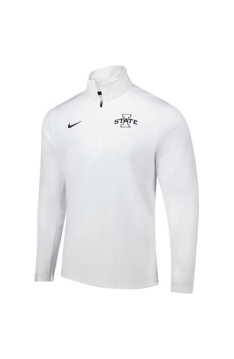 Nike Men's Nike Iowa State Cyclones Whiteout Performance Training Quarter-Zip Top, Alternate, color, 