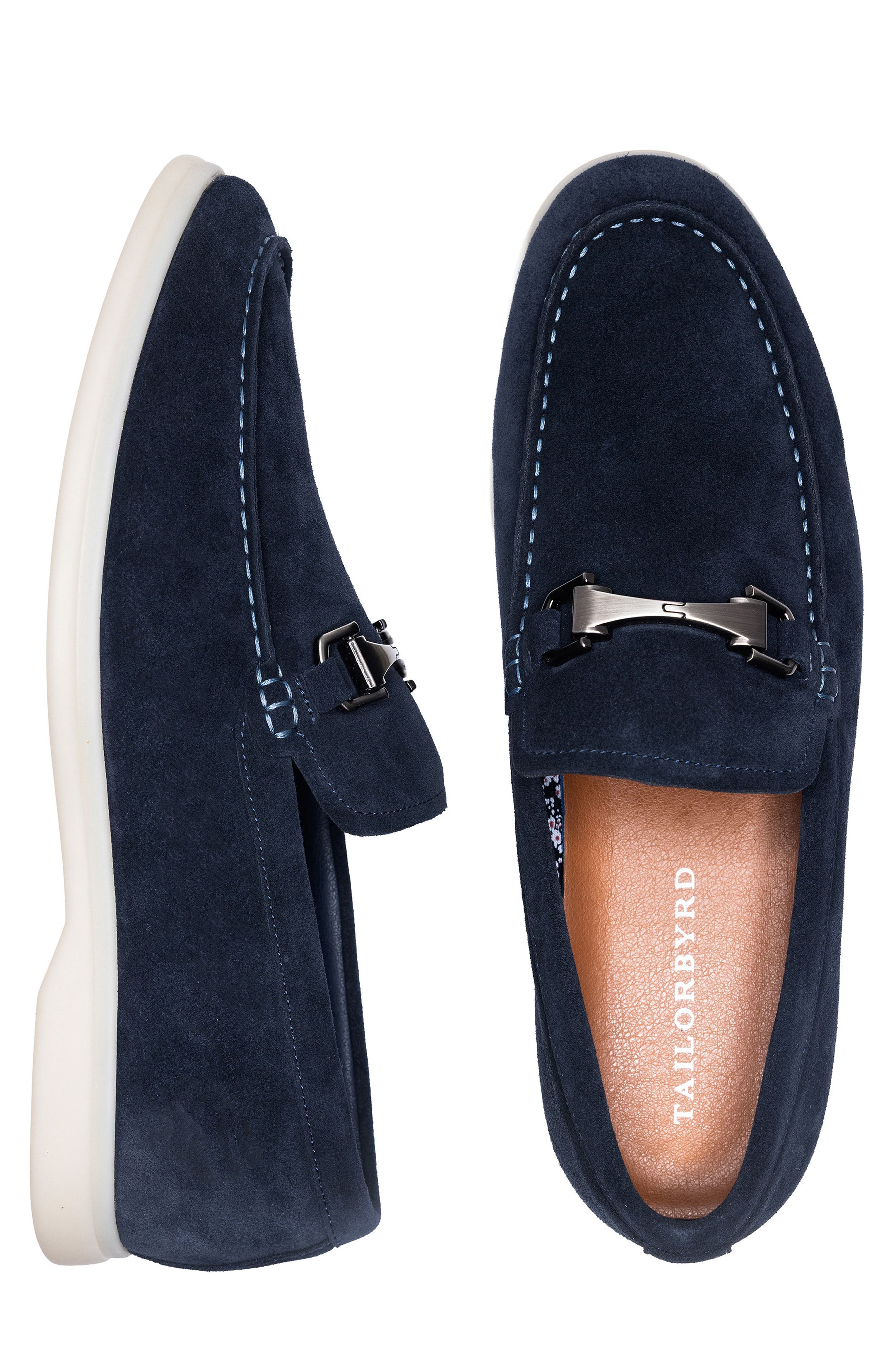 TailorByrd Mikey Bit Loafer, Alternate, color, Navy