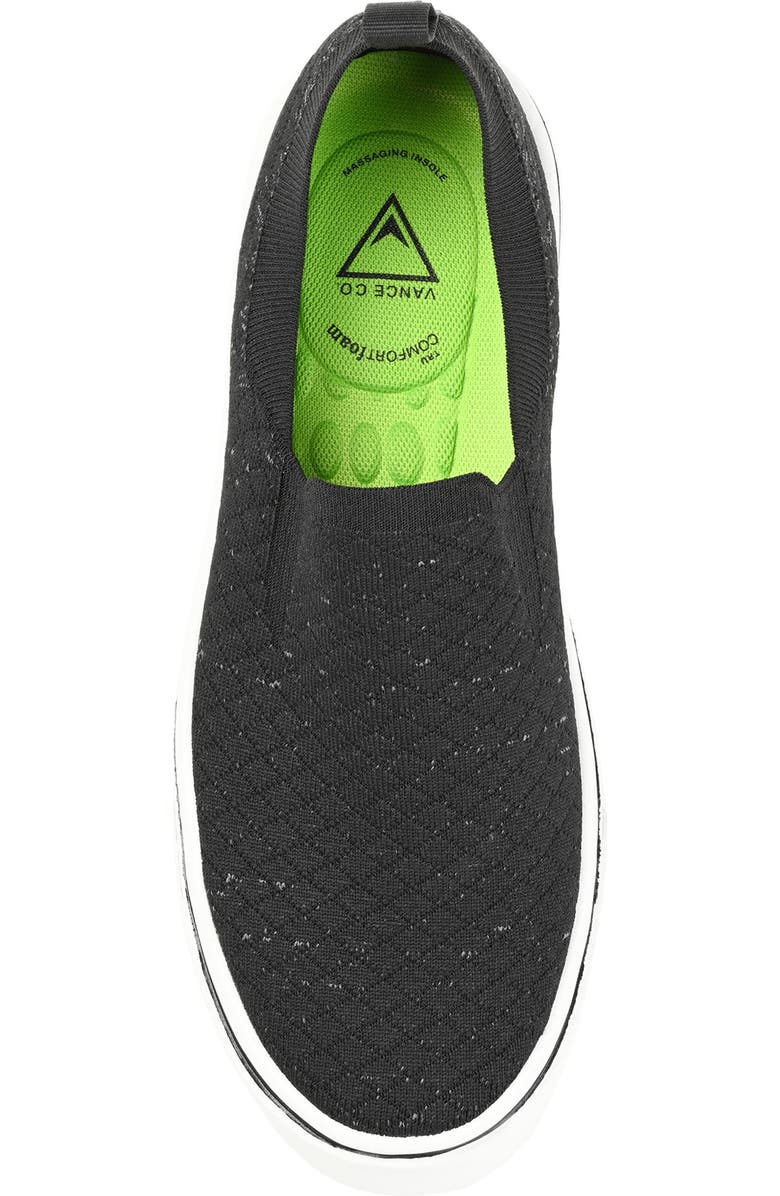 VANCE CO Hamlin Knit Slip-On Sneaker, Alternate, color, Black