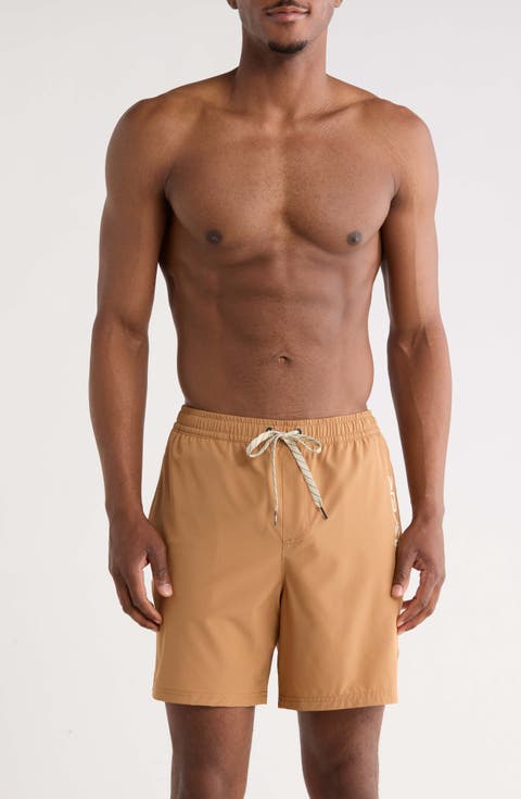 Wind Logo Volley Swim Trunks