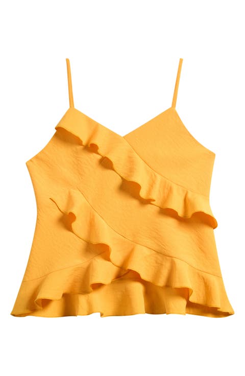 Kids' Ruffle Satin Tank (Big Kid)