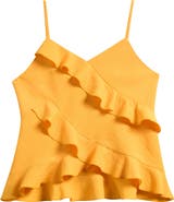 Good Luck Girl Kids' Ruffle Satin Tank