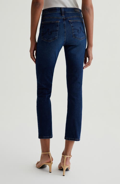Shop Ag Mari Mid Rise Slim Straight Crop Jeans In Catalogue