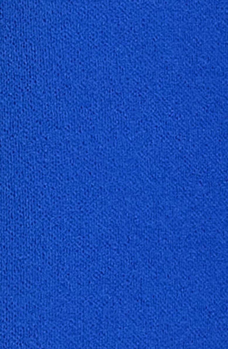 Ming Wang Bell Sleeve Crepe Jacket, Alternate, color, Sapphire Sea