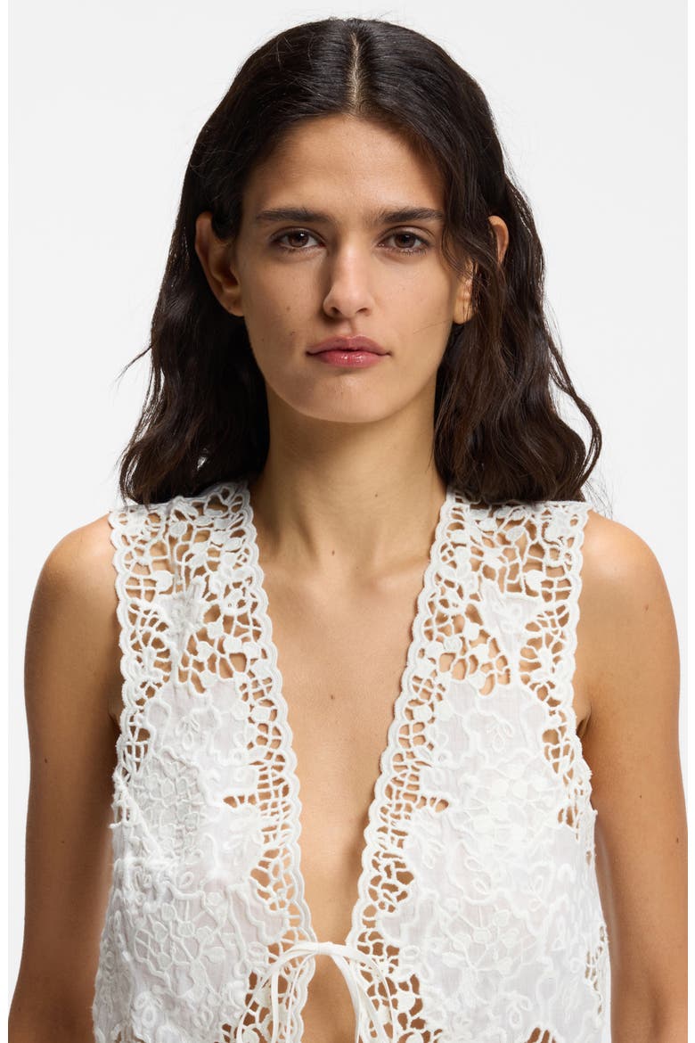 Embroidered Vest, Alternate, color, SOFT CREAM