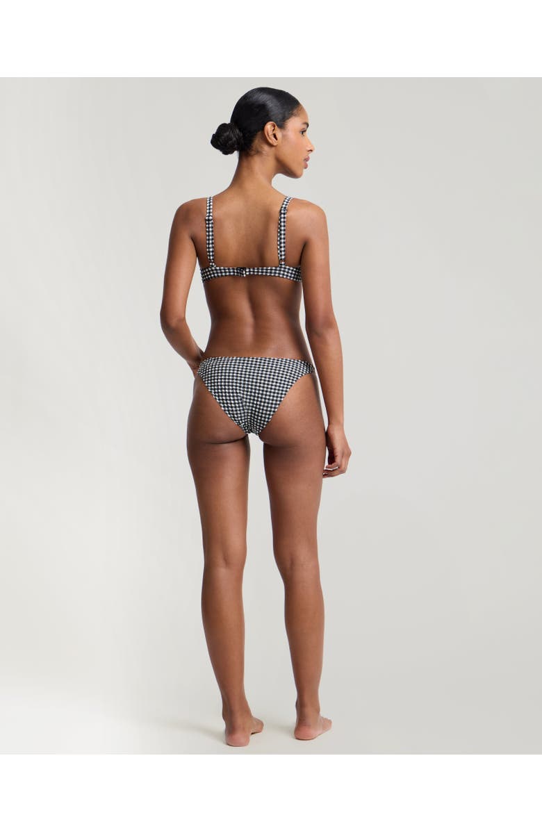 Onia Marilyn Underwire Bikini Top, Alternate, color, Black/White