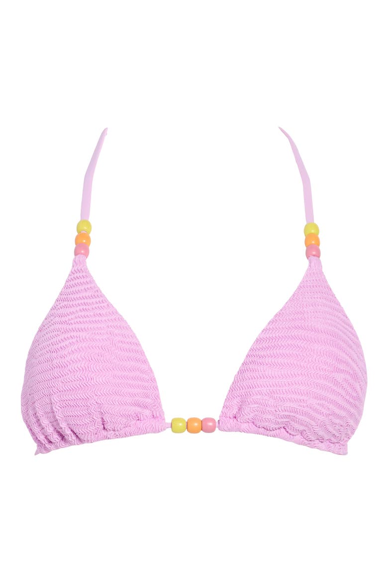 Bali Triangle Bikini Top, Alternate, color, BLOOM