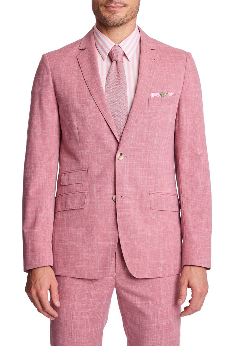 Dover Slim Fit Sport Coat, Main, color, PINK QUARTZ