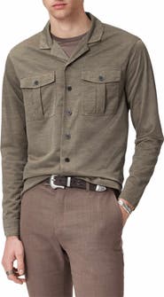 John Varvatos Sintra Summer Military Button-Up Shirt