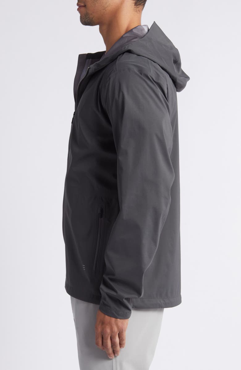 Free Fly Cloudshield Waterproof Hooded Rain Jacket, Alternate, color, Black Sand