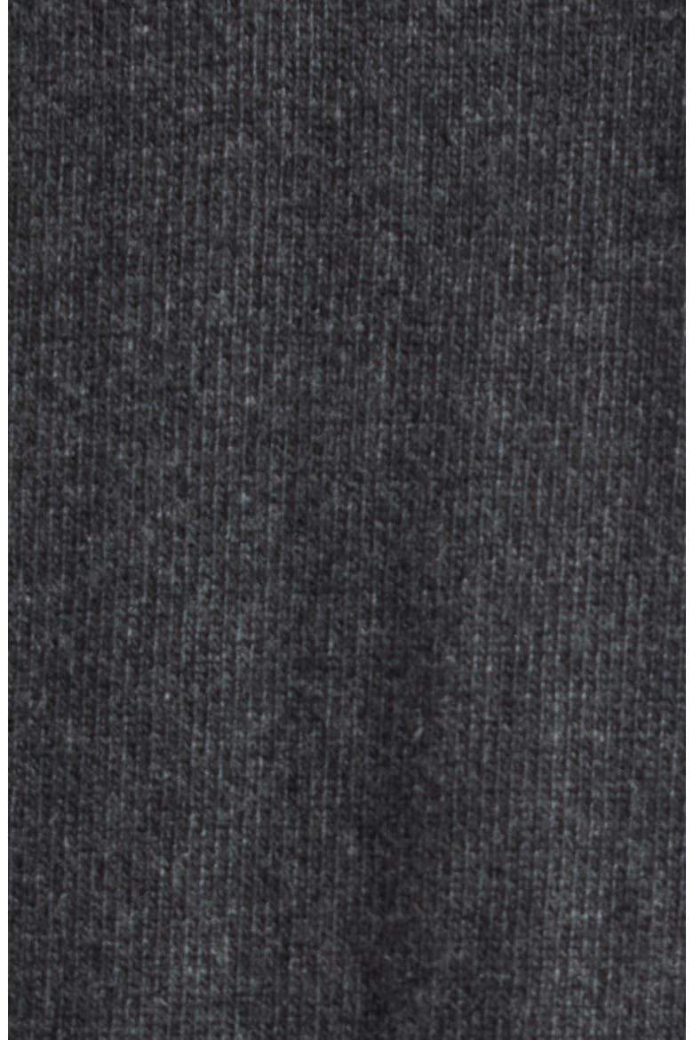 Virgin Wool & Cashmere Cardigan, Alternate, color, CHARCOAL