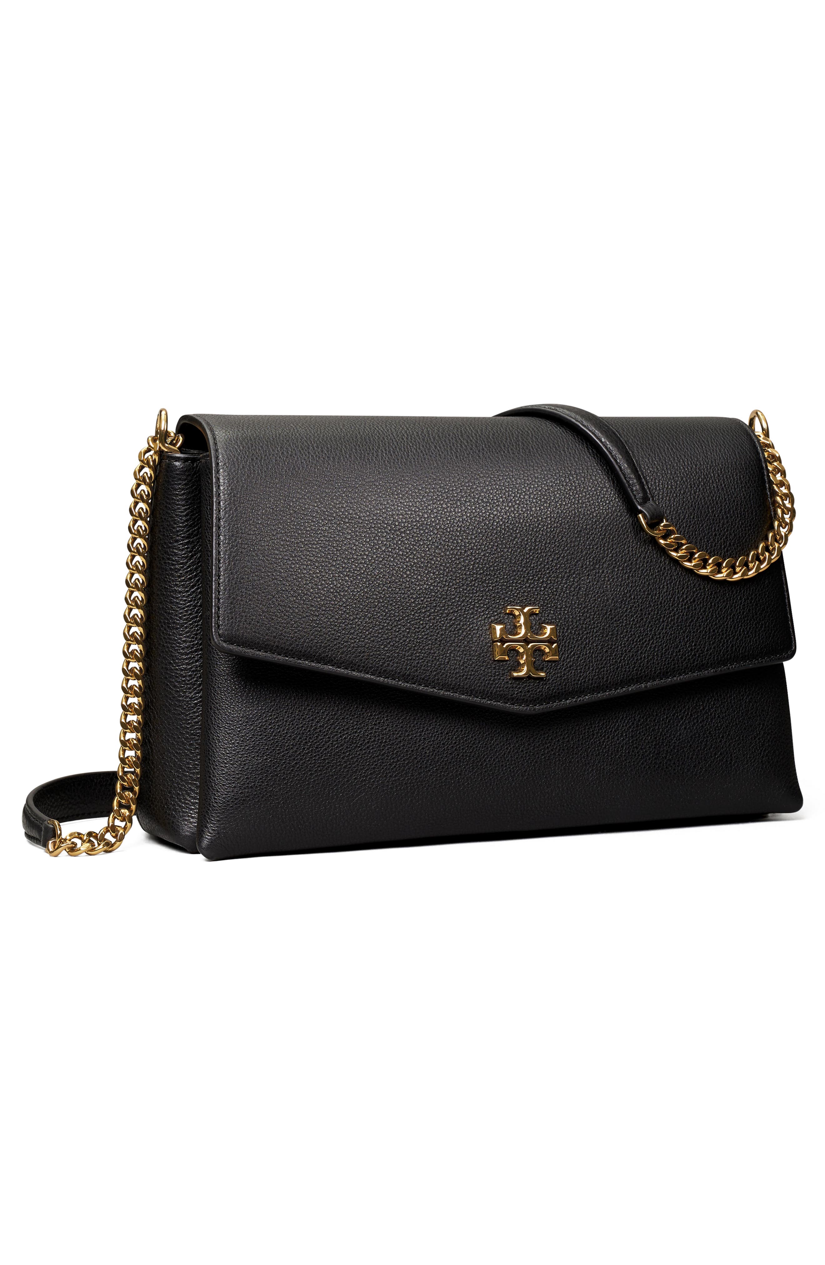 Tory Burch Kira Pebble Leather Convertible Shoulder Bag, Alternate, color, 