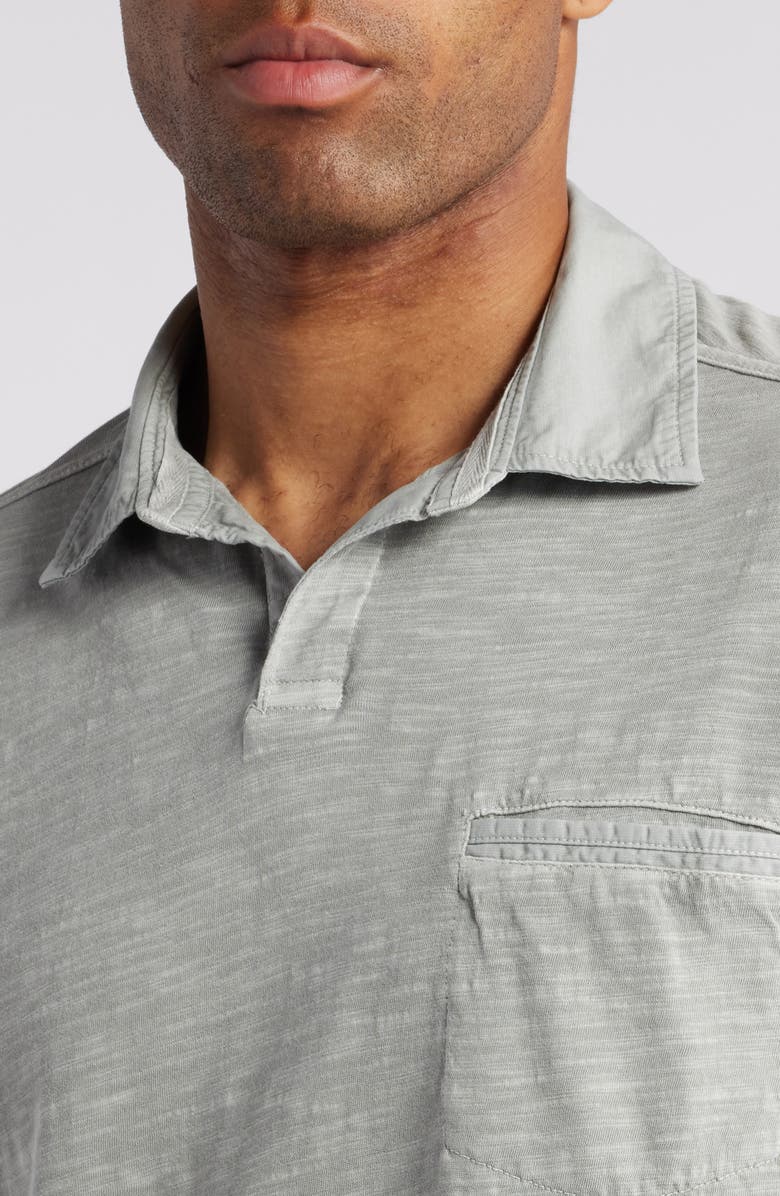 Tommy Bahama Beach Fade Cotton Slub Jersey Polo, Alternate, color, Ultimate Gray