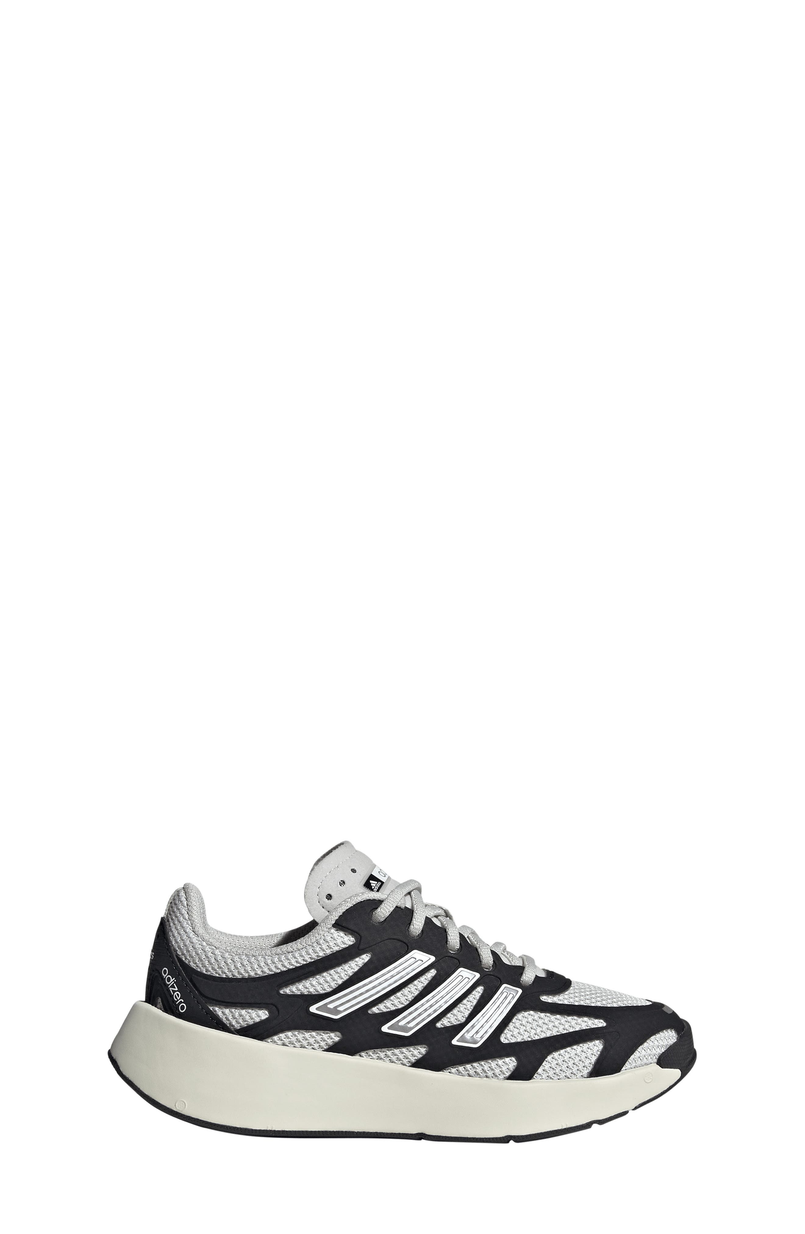 adidas Kids' Adizero Aruku Sneaker, Alternate, color, Black/ White/ Grey