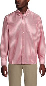 Lands' End Traditional Fit Comfort-First Sail Rigger Oxford Shirt