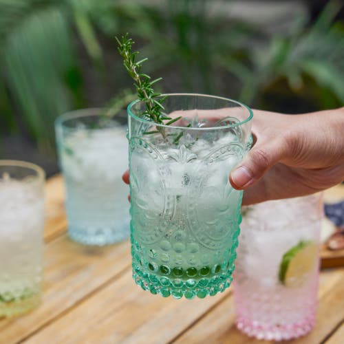 Twine Shatterproof Acrylic Embossed Tumblers In Assorted