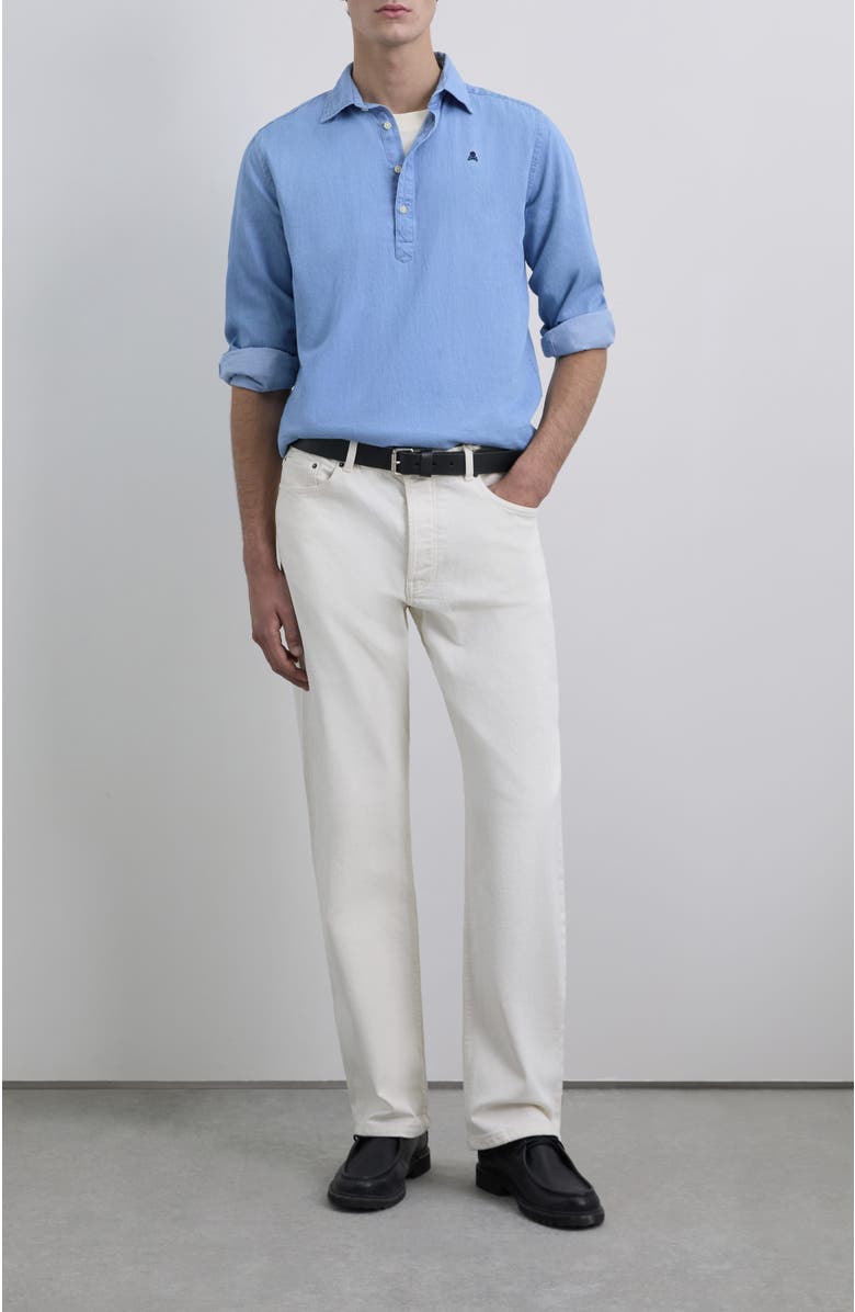 Scalpers Alpha Polera Shirt, Alternate, color, Lightdenim