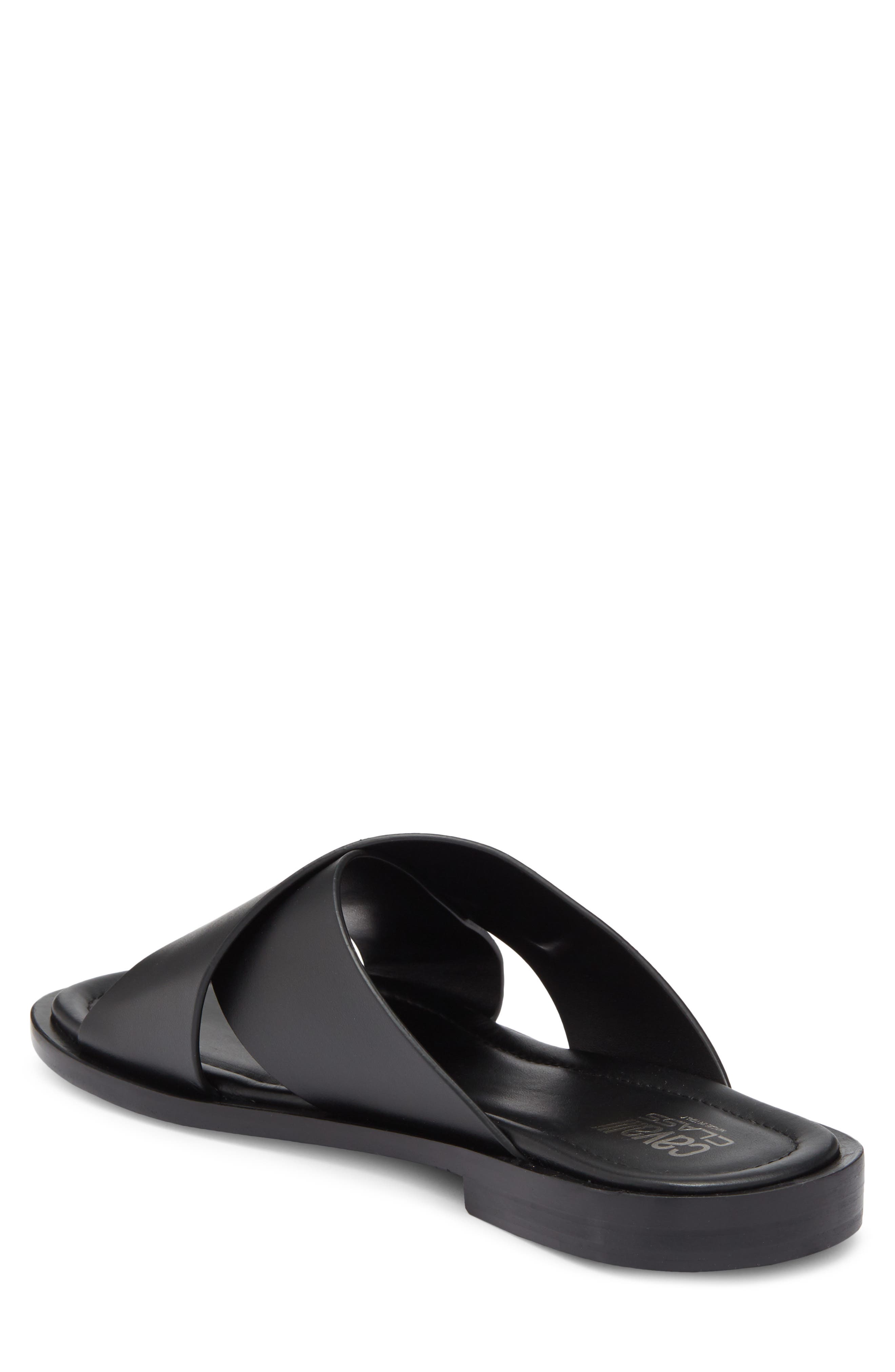 Roberto Cavalli Crisscross Slide Sandal, Alternate, color, 