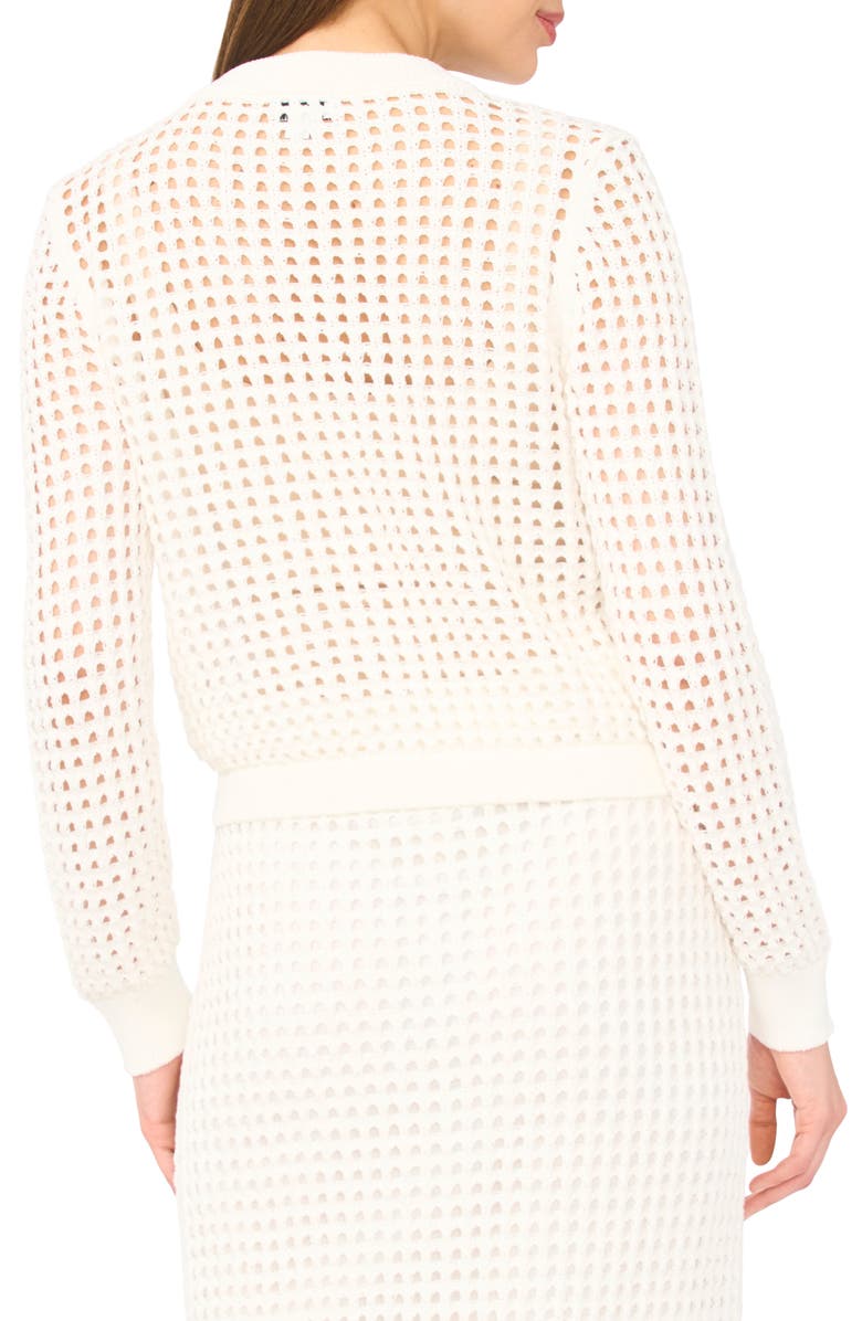 CeCe Open Knit Cardigan, Alternate, color, 