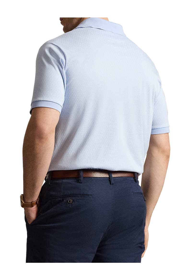 Big & Tall Soft Touch Mini Mallets Polo Shirt, Alternate, color, OFFICE BLUE
