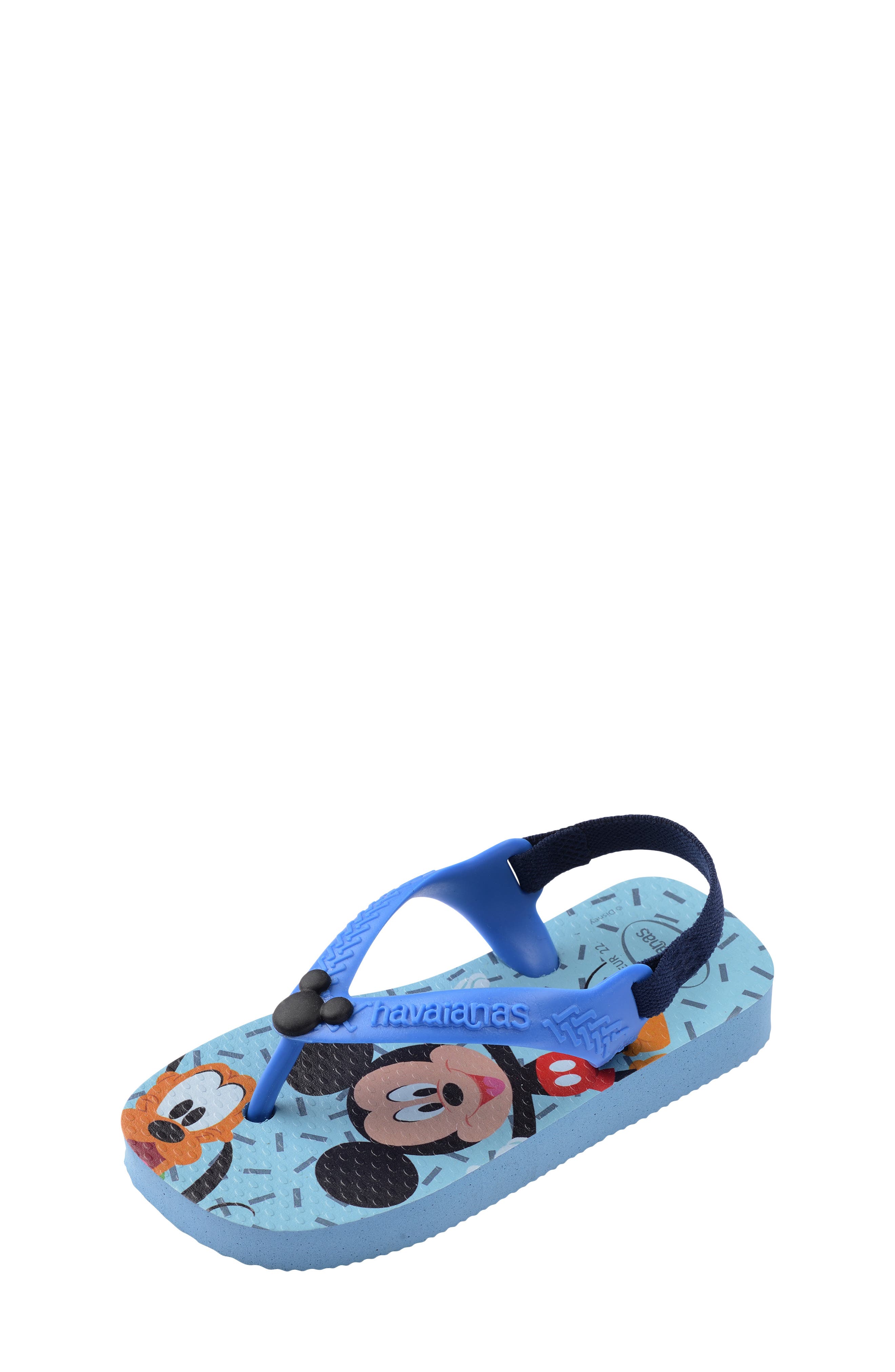 Havaianas Disney(R) Classics Flip Flop, Alternate, color, Blue/ Brilliant Blue