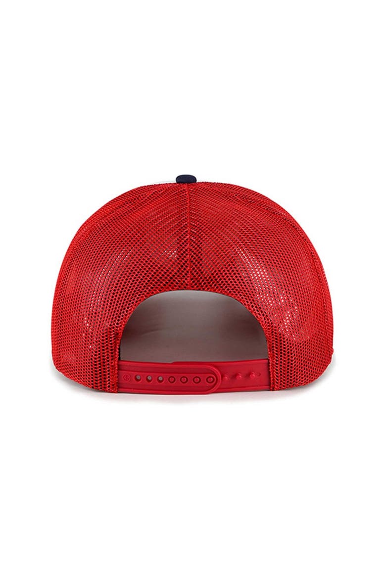 Men's '47 White St. Louis Cardinals Foam Front Script Trucker Snapback Hat, Alternate, color, White